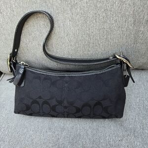 Small Coach purse, black